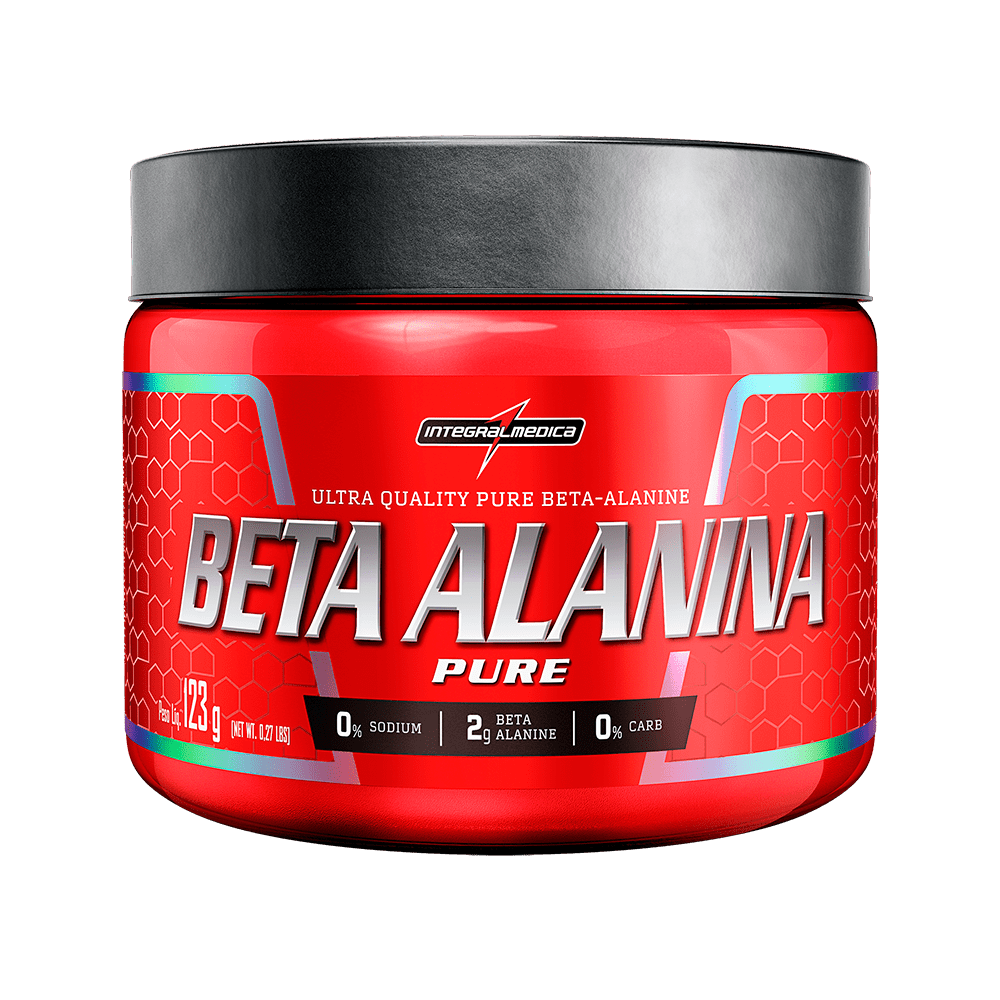 Beta-Alanina em Pó 123g Integralmedica Suplemento Sem Sabor