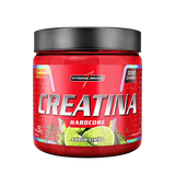 Embalagem de Creatina Hardcore Integralmedica sabor Limão 350g