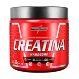 Embalagem de Creatina Hardcore Integralmedica 300g em pó