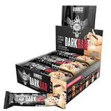 Caixa de barras de proteína Darkness Dark Bar sabor Flocos com Chocolate Chips 8 unidades