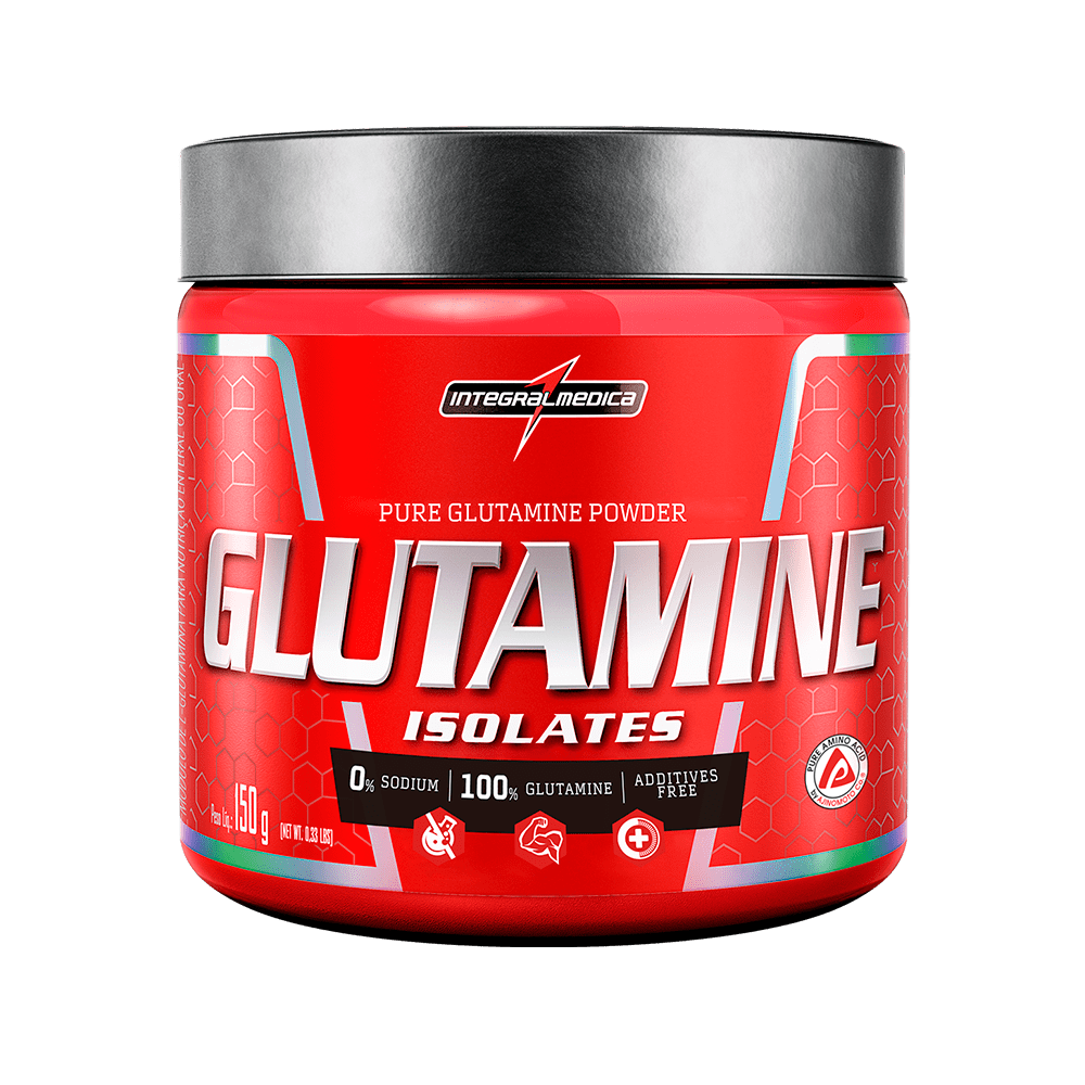 Glutamina em Pó 150g Integralmedica 100% Pura Selo Ajinomoto