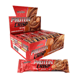 Caixa de Protein Crisp Bar Integralmedica sabor Churros com Doce de Leite com 12 barras proteicas crocantes