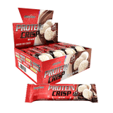Caixa de Protein Crisp Bar Integralmedica sabor Doce de Coco com 12 barras proteicas crocantes