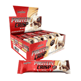 Caixa de barras proteicas Integralmédica Protein Crisp Bar sabor Leite com Creme de Avelã
