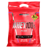 Whey Protein Concentrado 100% Pure Pouch Gelato Di Latte 900g Integralmedica